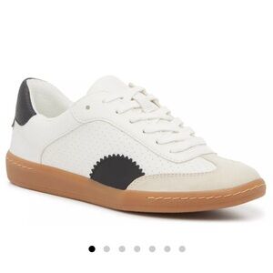 Dolce Vita White and Black Sneakers